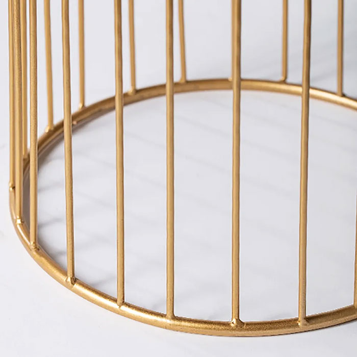 Nordic Freestanding Round Metal Plant Stand ( Set Of 2 )