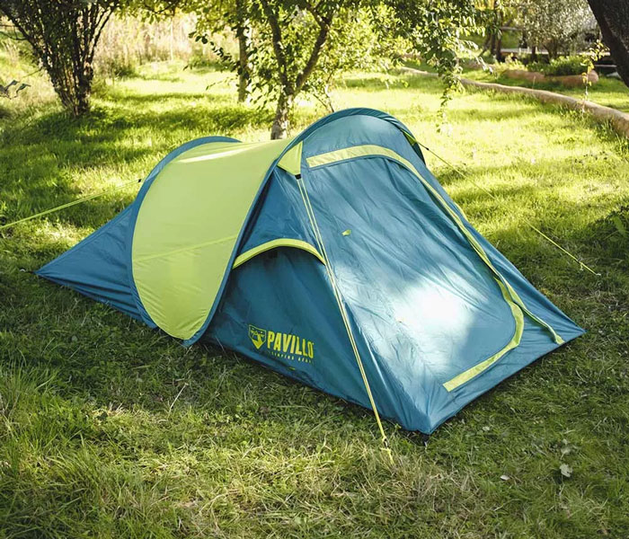 Pavillo Cool Quick Tent Camping Outdoor 2 Person Pop Up Tent Waterproof For Travel Hiking Or Garden - 68097