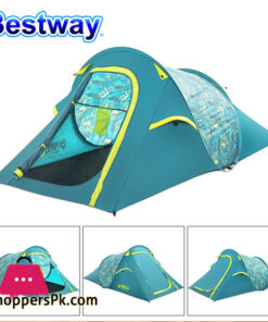 Pavillo Cool Rock Tent Camping Outdoor 2 Person Pop Up Tent Waterproof for Travel Hiking or Garden - 68098