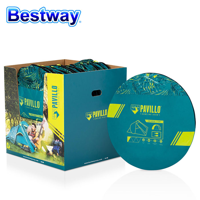 Pavillo Cool Rock Tent Camping Outdoor 2 Person Pop Up Tent Waterproof For Travel Hiking Or Garden - 68098