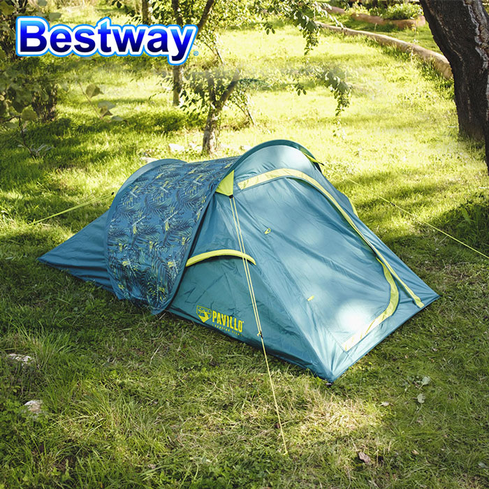 Pavillo Cool Rock Tent Camping Outdoor 2 Person Pop Up Tent Waterproof For Travel Hiking Or Garden - 68098