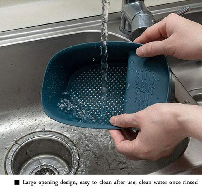 Saddle-Shaped Corner Storage Rack Sink Strainer Basket