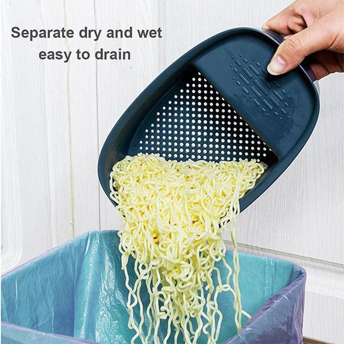 Saddle-Shaped Corner Storage Rack Sink Strainer Basket