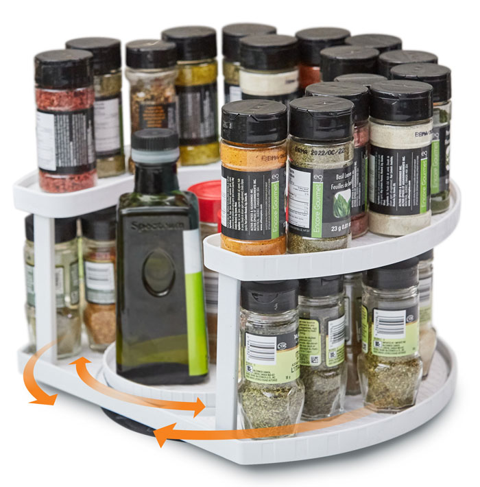 Spice Spinner Organizer (Two-Tired)
