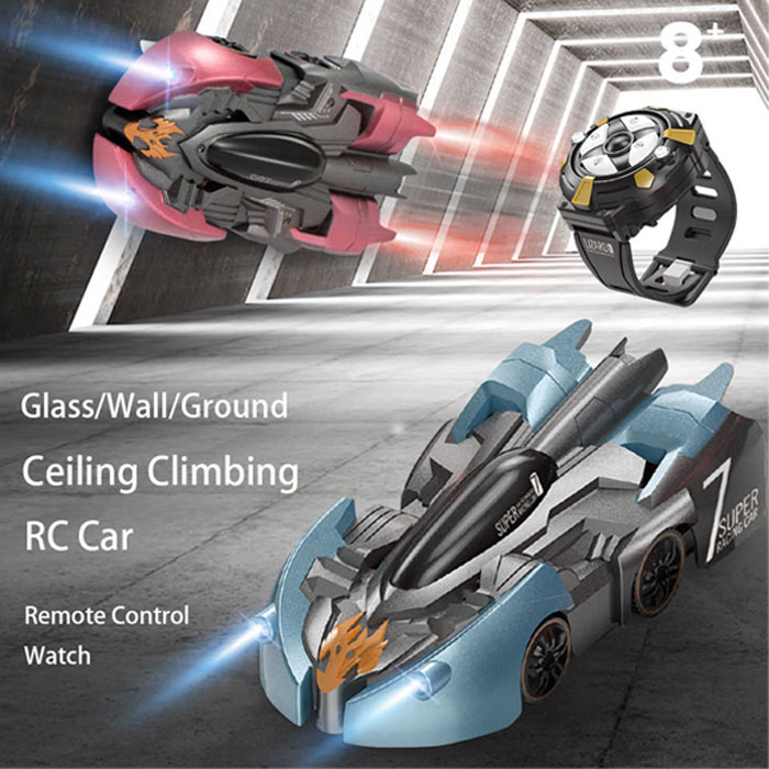 Anti Gravity Ceiling Wall Climbing Car Electric 360 Rotating Stunt Rc Car Watch Remote Control Antigravity Machine Auto Toy Cars