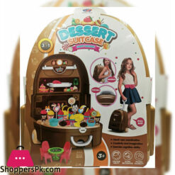 3-in-1 Playing Travel Dessert Suitcase Toy for Children