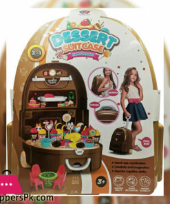 3-in-1 Playing Travel Dessert Suitcase Toy for Children