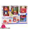 Coffee Maker Kitchen Toy Set Realistic Flashing Lights Music Kids Home Play Set Pretend Play Toy