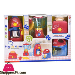Coffee Maker Kitchen Toy Set Realistic Flashing Lights Music Kids Home Play set Pretend Play Toy