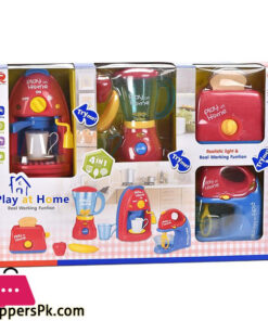 Coffee Maker Kitchen Toy Set Realistic Flashing Lights Music Kids Home Play set Pretend Play Toy
