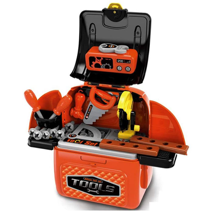 Construction Toy With Tool Box Kids