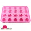 20 Cavity Star Ball Lollipop Candy Silicone Mold Round Heart Jelly Chocolate Moulds Kitchen Baking Pastry Tools