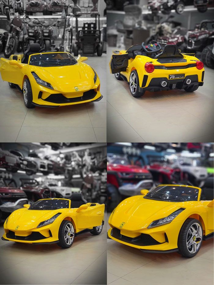 2021 Ferrari F8 Tributo Spider Kids Ride On Car 1 To 9 Years Kids