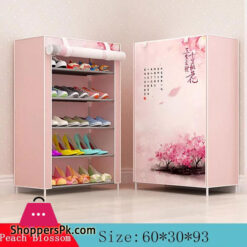 6-Layer 5-Grid Non -Woven Fabric Shoe Rack Dust -Proof