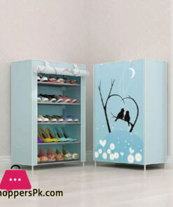 6-Layer 5-Grid Non -Woven Fabric Shoe Rack Dust -Proof - Image 3