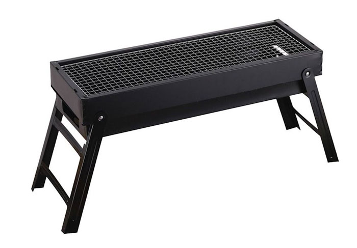 60Cm Portable Folding Thick Box-Type Charcoal Grill For Outdoor Bbq Camping