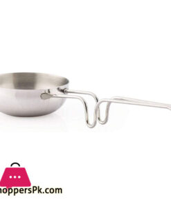 Aluminium Tadka Pan Indian Spice Roasting Spoon Professional Catering Quality NO:8