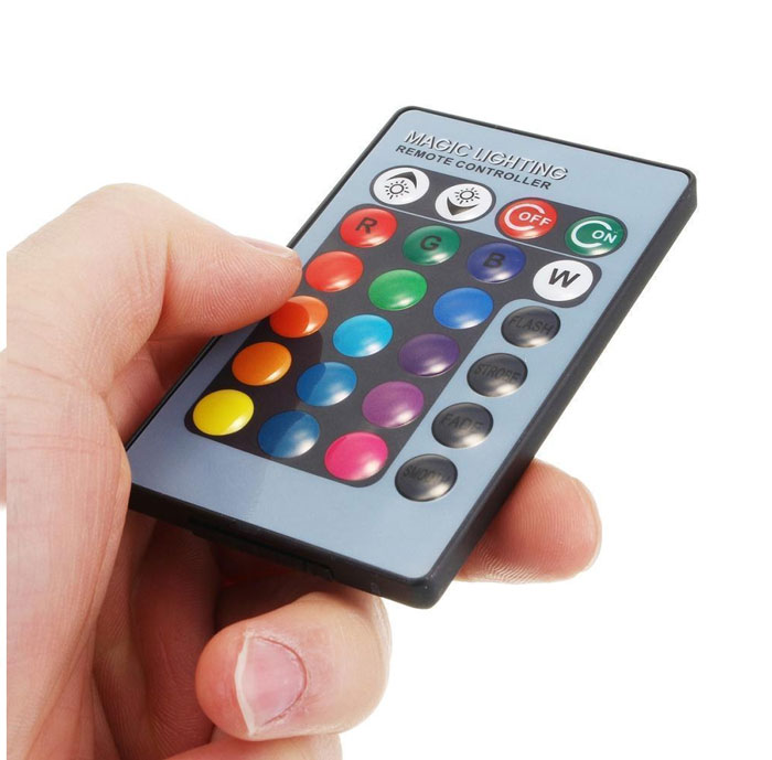 Ceiling Spiral Lights With Remote Control - 3W Rgb Led