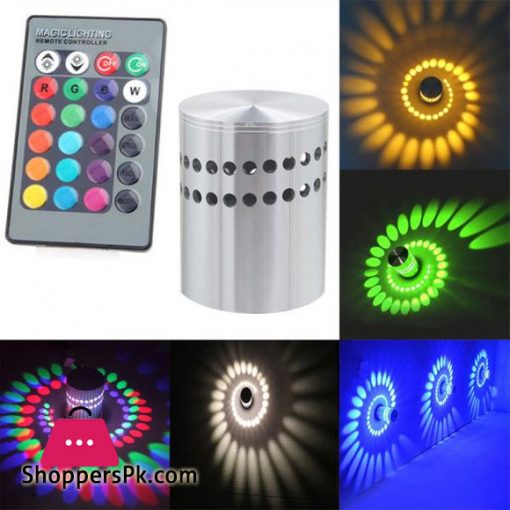 Ceiling Spiral Lights with Remote Control - 3W RGB LED