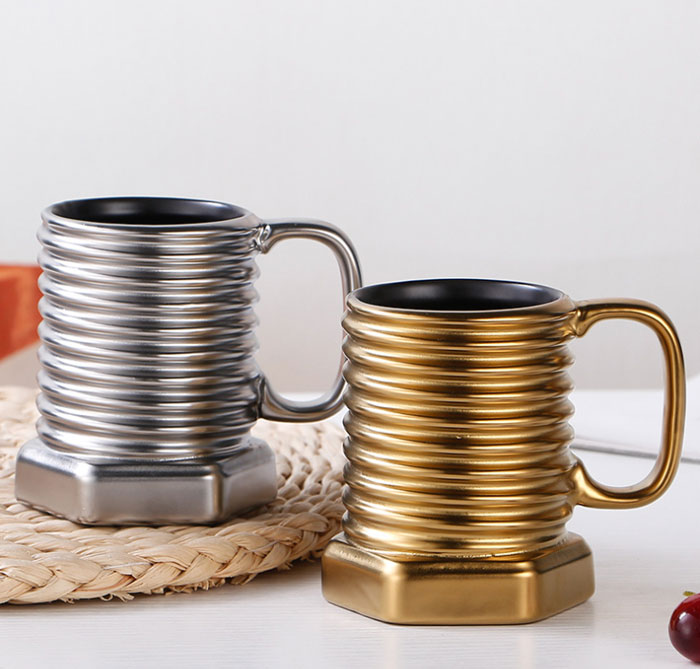 Ceramic Screw Mug 300-Ml