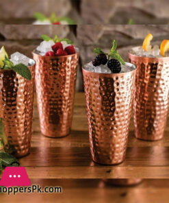 Copper Glass Tumbler Cups 100% Pure Copper Glass