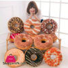 Doughnut Shaped Ring Plush Soft Cushion Pillow - Multicolor