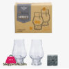 Drinking Lover's Set ( 2 Drinking Glasses (170 ml) 4 Cooling Drinking Stones in Granite )