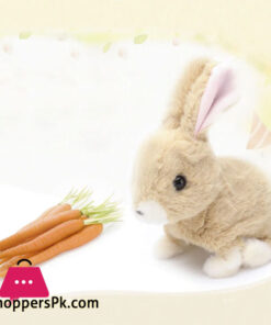 Electronic Rabbit Animal Toys Cute Rabbit Plush Pet Walk Bunny Electric Toys For Children Birthday Gifts