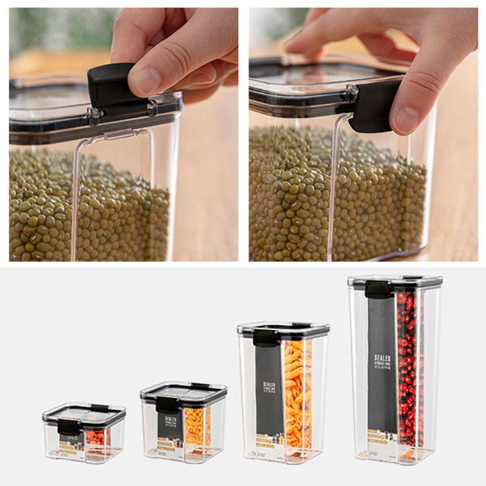 Food Storage Container Acrylic Plastic Multigrain Storage Tank Transparent Sealed Cans 460/700/1300/1800-Ml