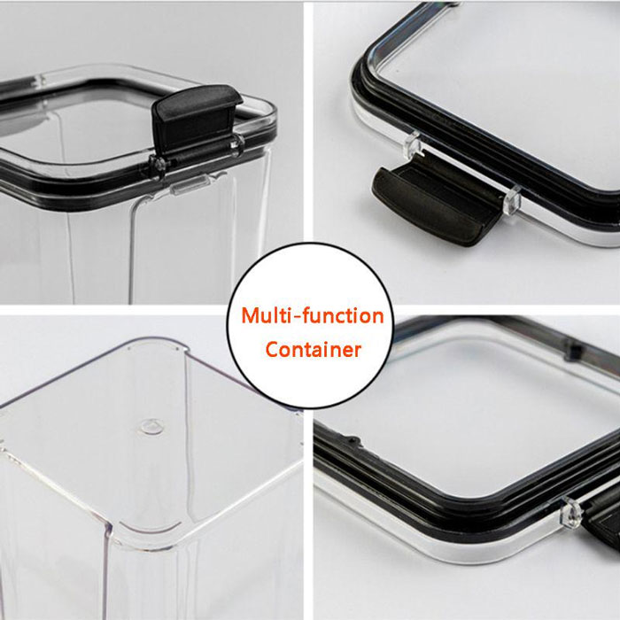 Food Storage Container Acrylic Plastic Multigrain Storage Tank Transparent Sealed Cans 460/700/1300/1800-Ml