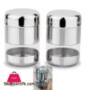 Indain Bullet Dabba Canister Set Multipurpose Stainless Steel 500-Ml (Set Of 2)