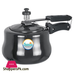 Indian Cooker Sunny Hard Anodized Pressure Cooker 6.5  Liter