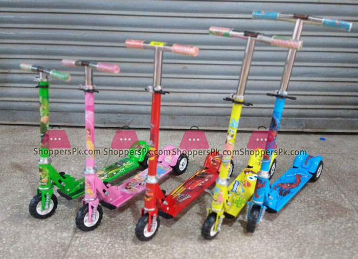 Shopino Kids Scooter - Bacchon Ki Scooty - 3 Wheel - 3 To 10 Years