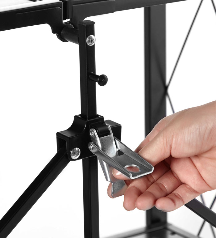 Kitchen Microwave Racks Shelving Storage Unit Foldable Bread Racks Storage Racks Trolleys 3 Tire