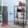 Kitchen Microwave Racks Shelving Storage Unit Foldable Bread Racks Storage Racks Trolleys 4 Tire