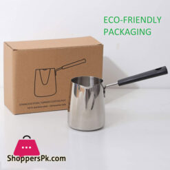 Kofitee (18/8) Stainless Steel Turkish Coffee Pot Milk Warmer, Butter Melting Pot (600 ml)