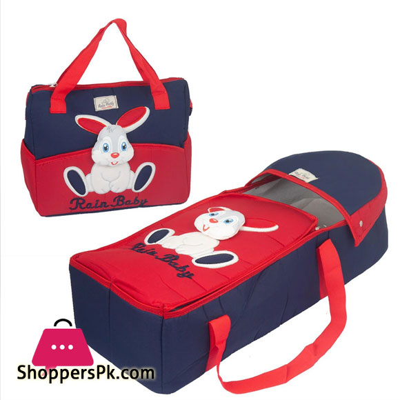 Large Capacity Diaper Bag Backpack Waterproof Maternity 2- Pcs Rabbit Carrying Bag Set Mummy Travel Hand Bag