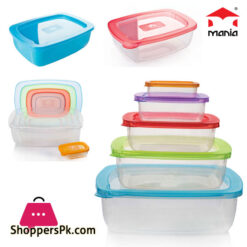 Mania Compact Storage Container (Pack of 5) Iran Made