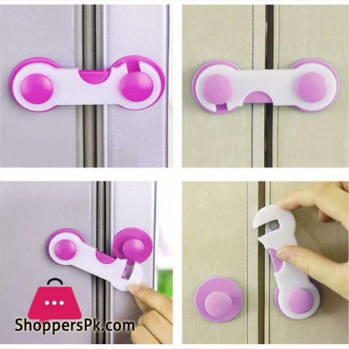 Multi-Purpose Baby Safety Lock Baby-Proof Locking Clasp Pack of 2