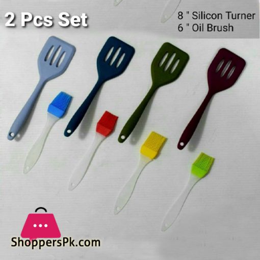 Silicone Turner & Silicone Brush Combo Pack