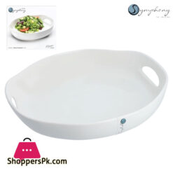 Symphony Alfresco Handles Shallow Serving Bowl 30-CM #SY7452