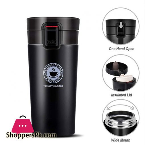 Vacuum Insulation Drink Flask 380ml Stainless Steel