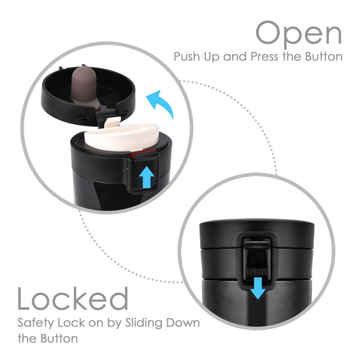 Vacuum Insulation Drink Flask 380Ml Stainless Steel