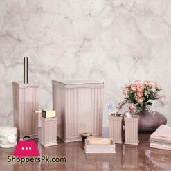 homeket Roma Design Rectangular Bathroom Set of 6 Iran Made