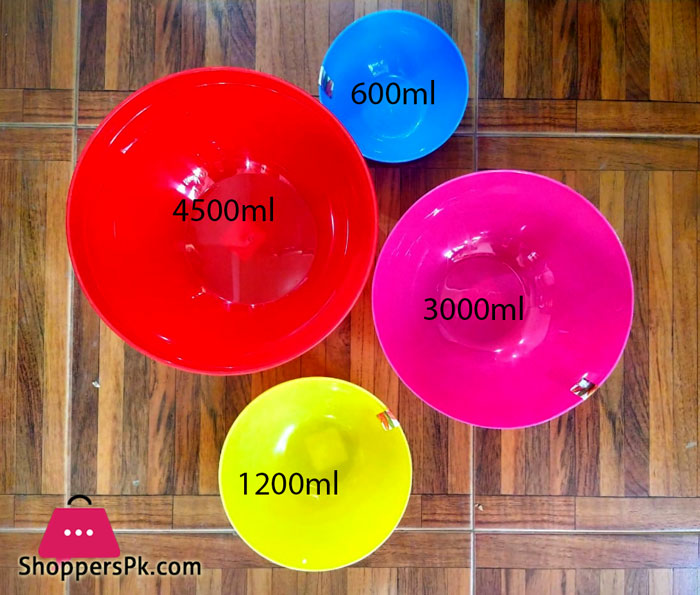 Appollo Colorful Premio Bowl 4 Piece Set (S - M - L - Xl)