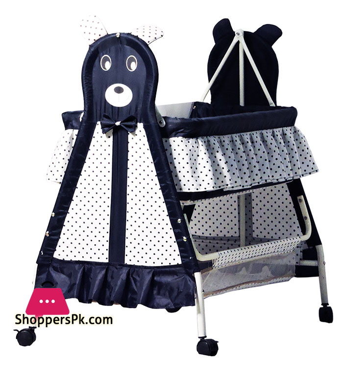 Bambino-Bear-Moon-N-Bear-Baby-Cradle---High-Quality-Fancy-Gift-Baby-Sleeping-Cot---877-1