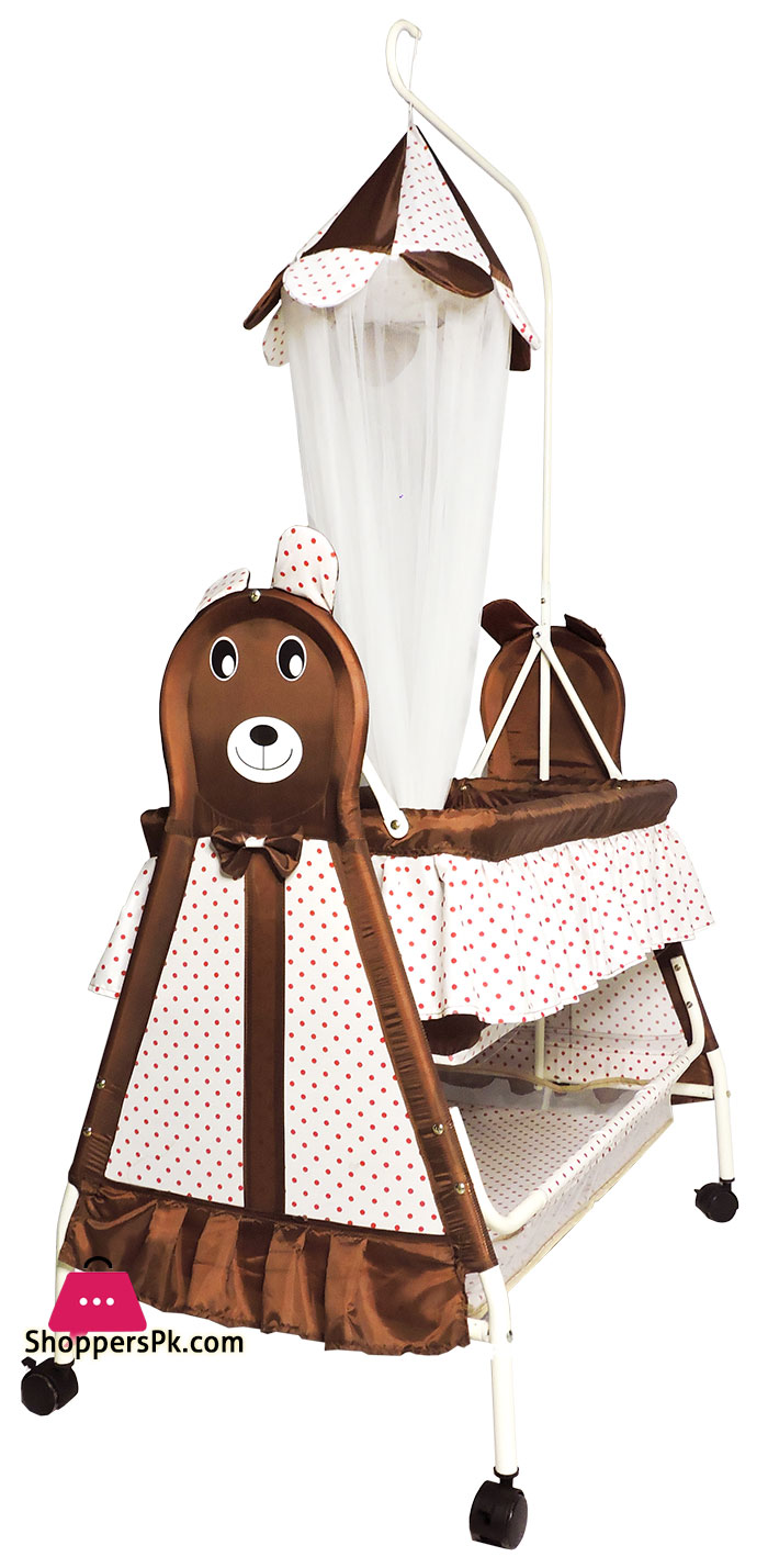 Bambino-Bear-Moon-N-Bear-Baby-Cradle---High-Quality-Fancy-Gift-Baby-Sleeping-Cot---877-1