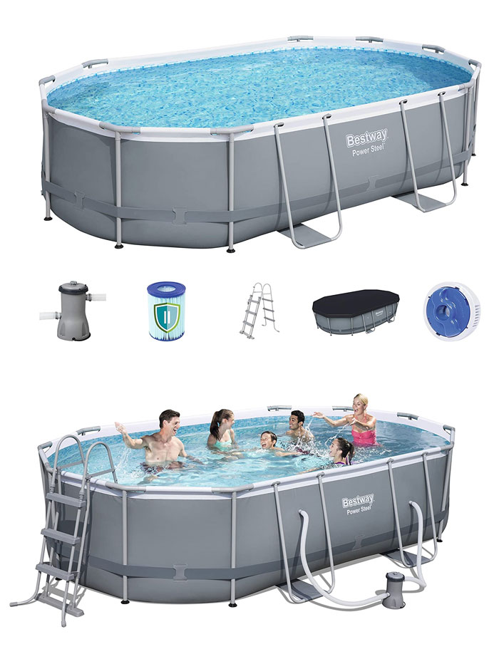 Bestway - Pond Oval Swimming Pool - 56448