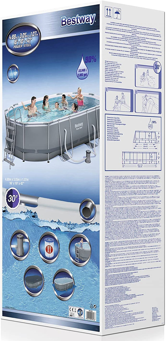 Bestway - Pond Oval Swimming Pool - 56448