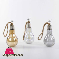 Decorative Hanging Bulb Light with Rope - 8 Inch